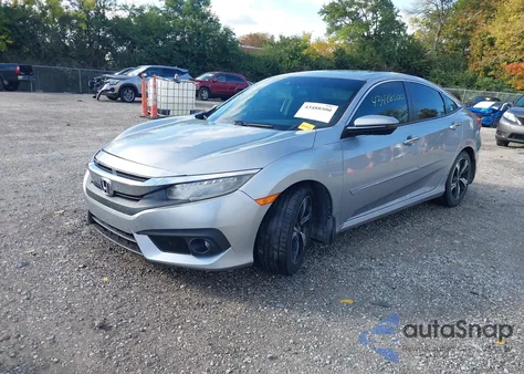 2017 Honda Civic Touring из США, поврежденный, VIN 19XFC1F98HE018536